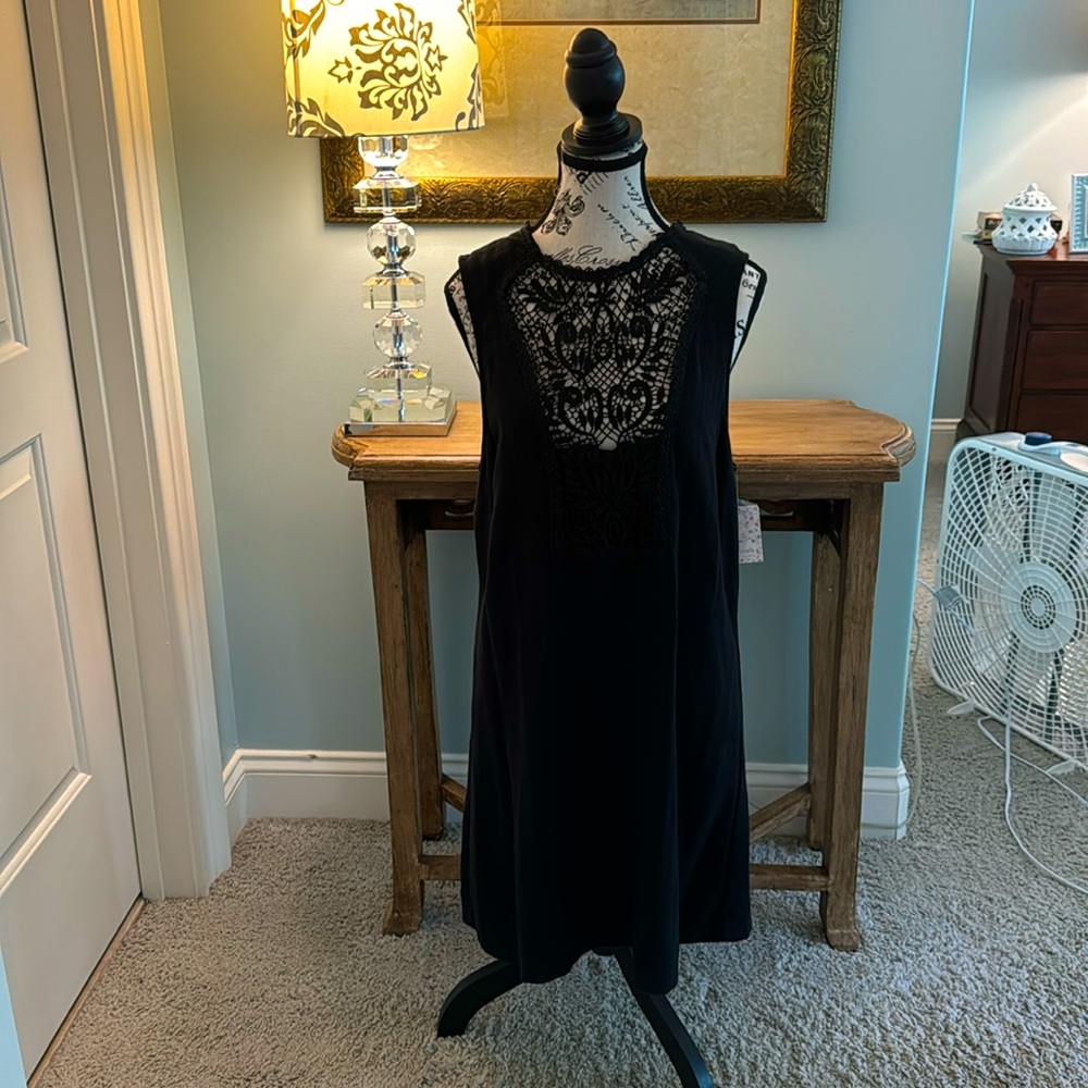 Free People gorgeous detail black dress
